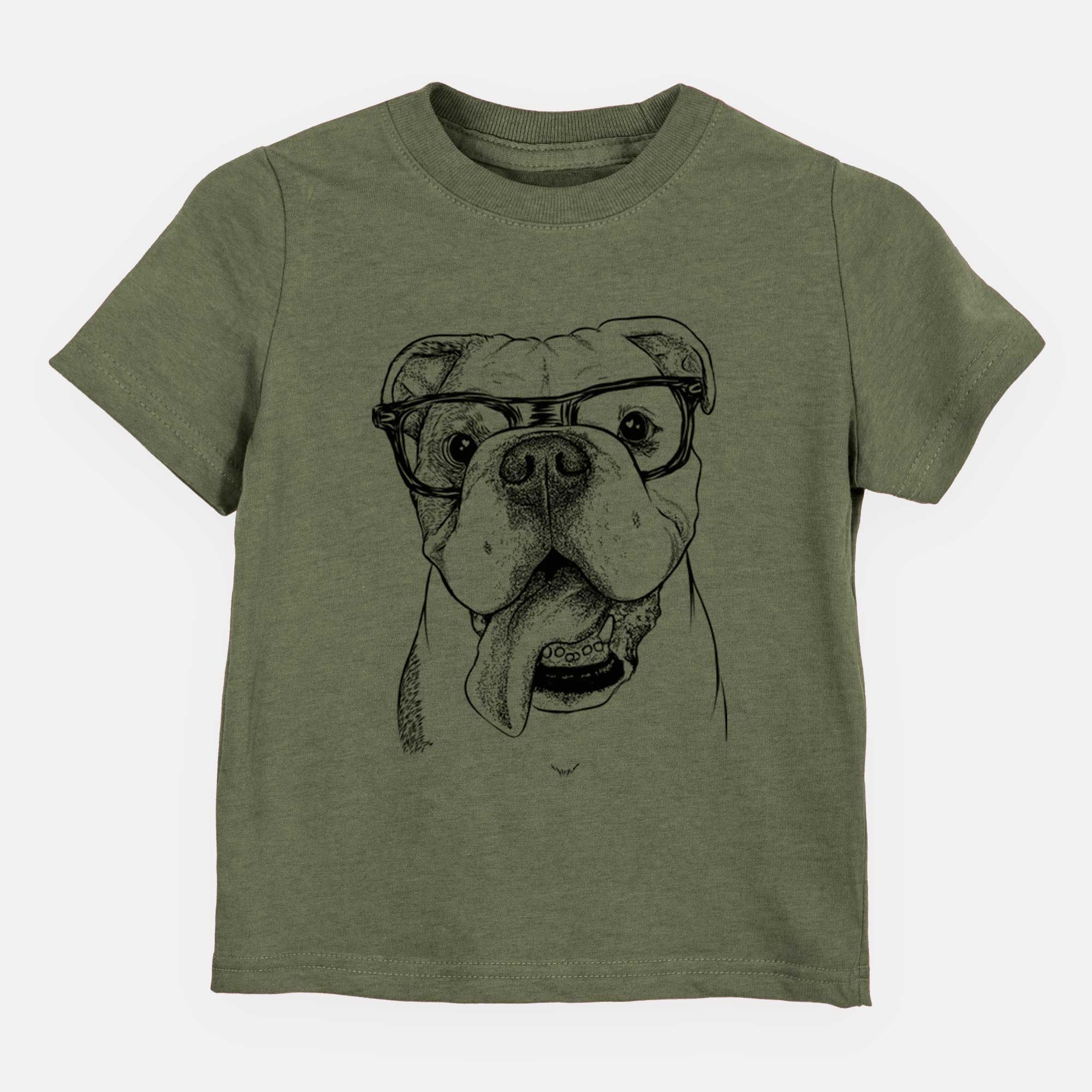 Chic Hank the English Bulldog - Kids/Youth/Toddler Shirt