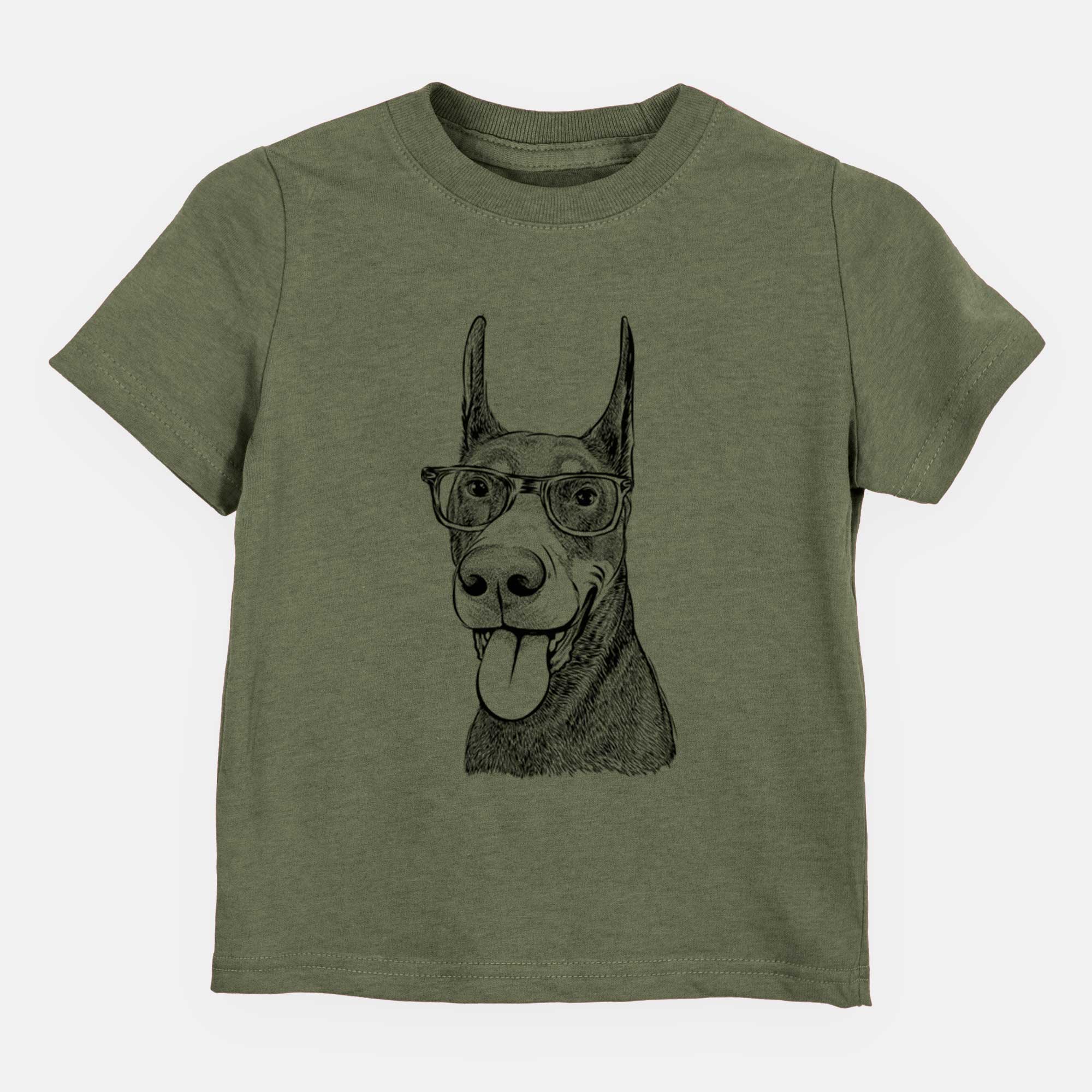 Chic Happy Sunny the Doberman Pinscher - Kids/Youth/Toddler Shirt