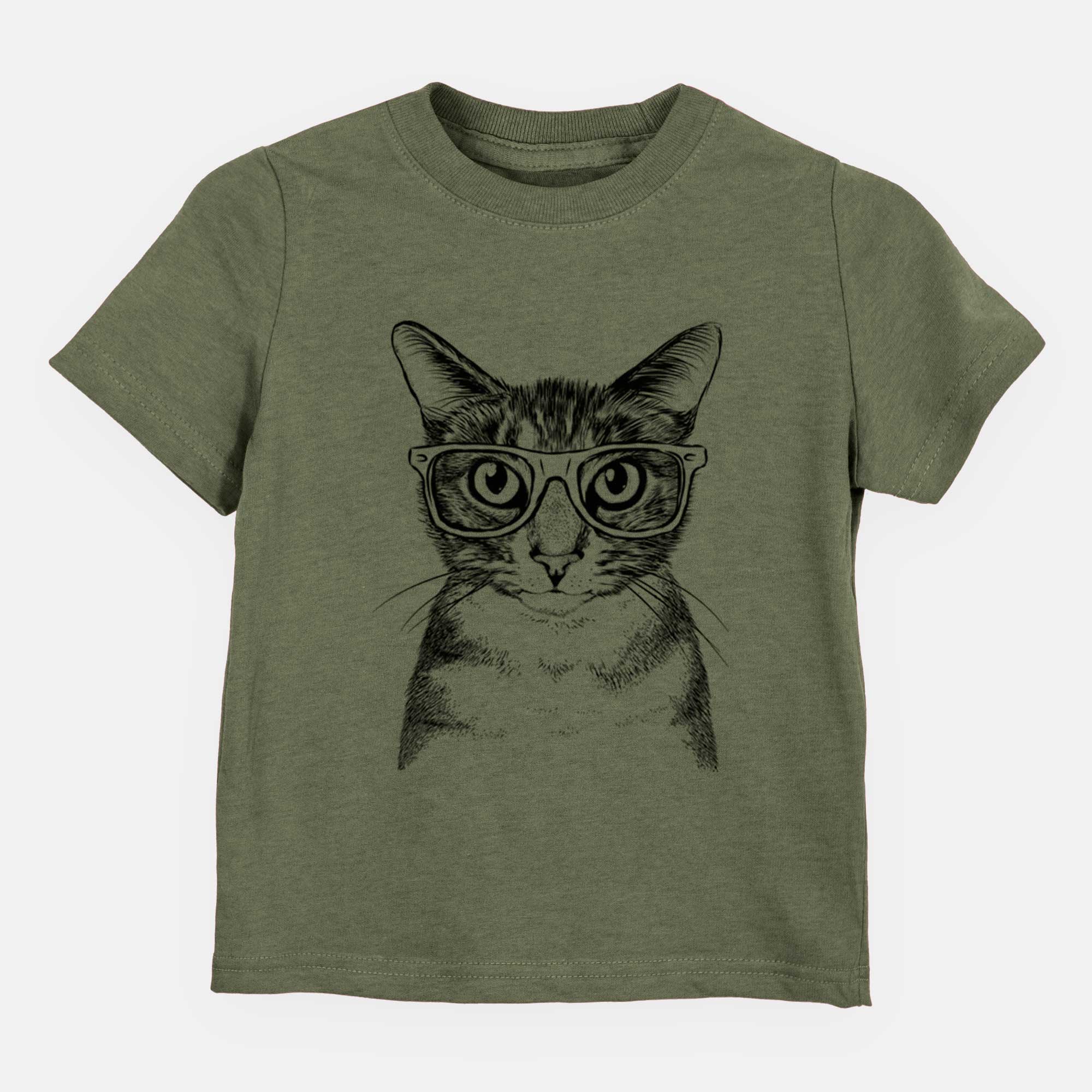 Chic Hobbes the Tabby Cat - Kids/Youth/Toddler Shirt