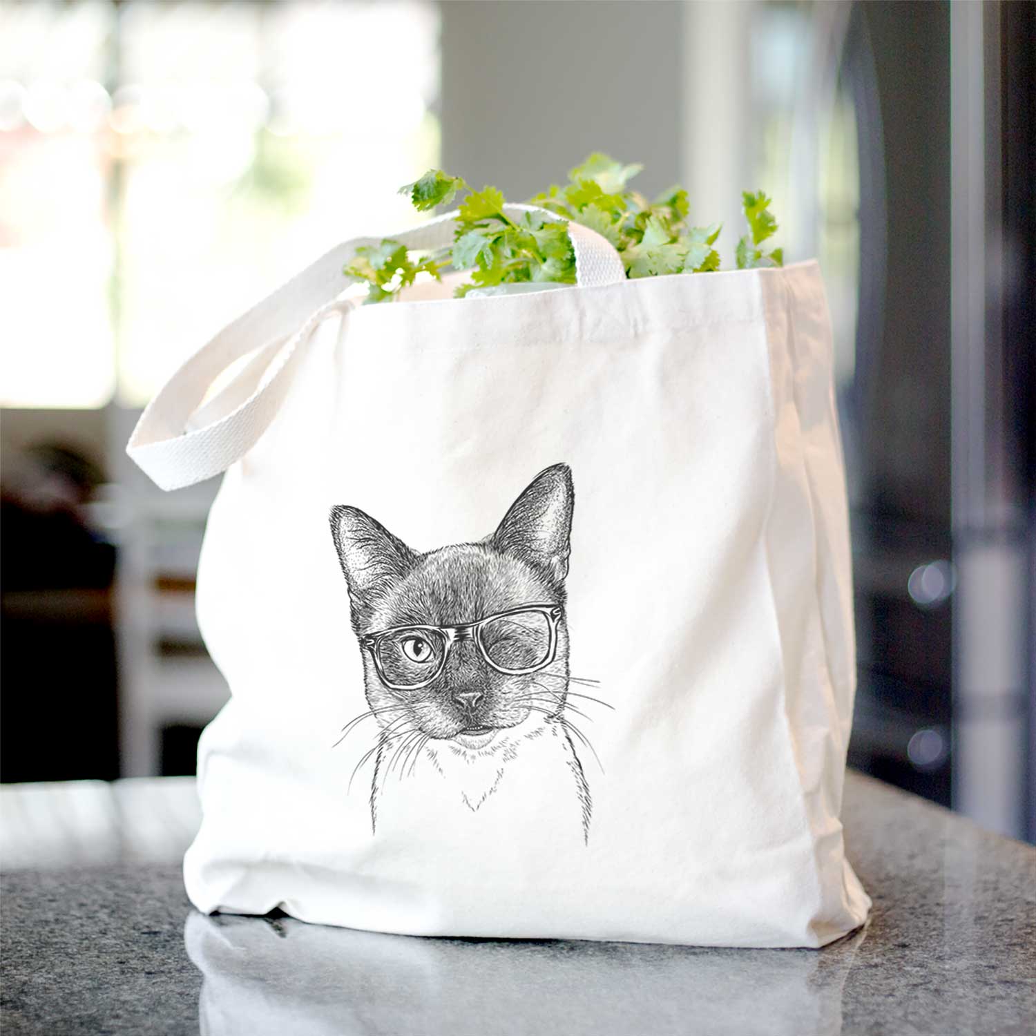 Hoggle the Siamese Cat - Tote Bag