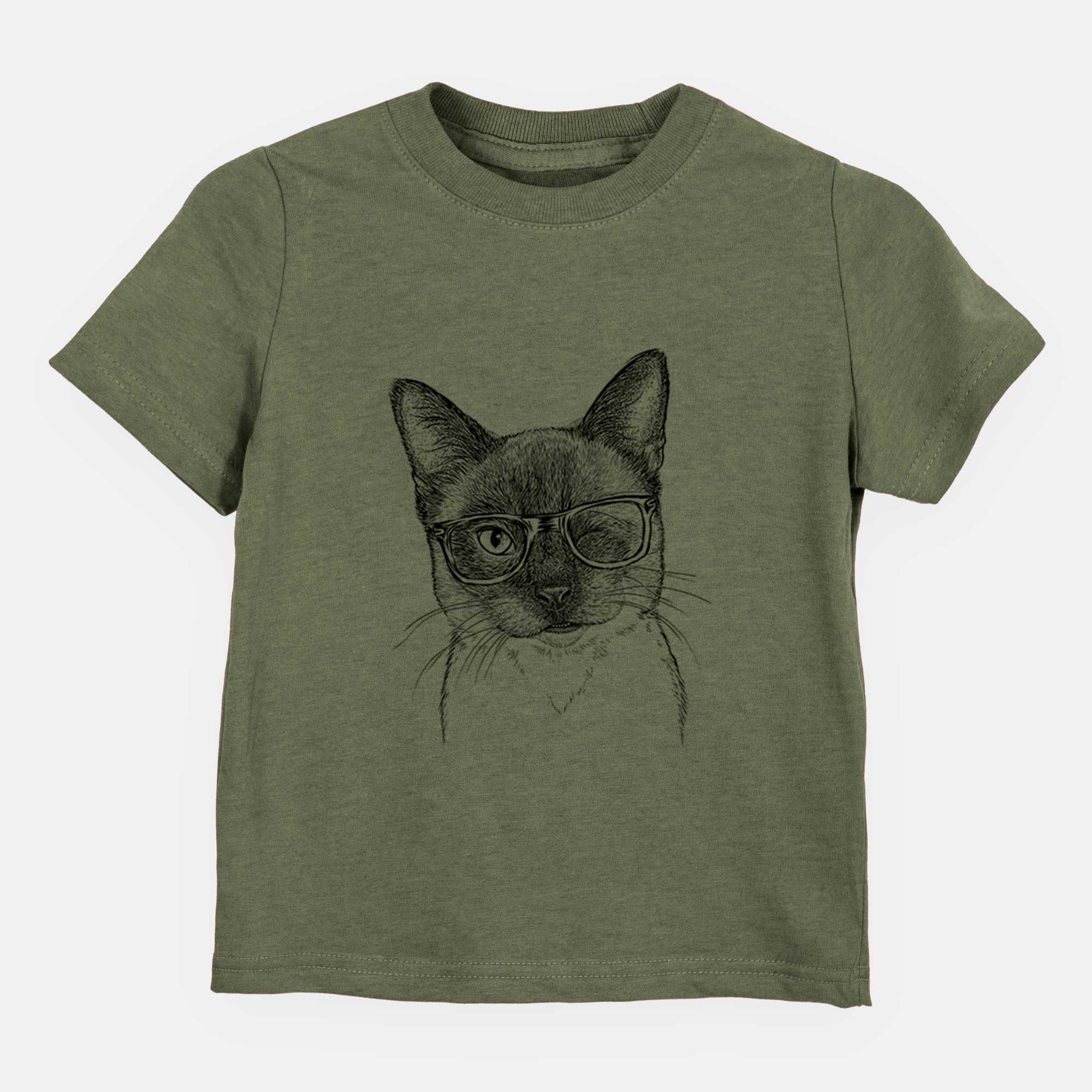 Chic Hoggle the Siamese Cat - Kids/Youth/Toddler Shirt