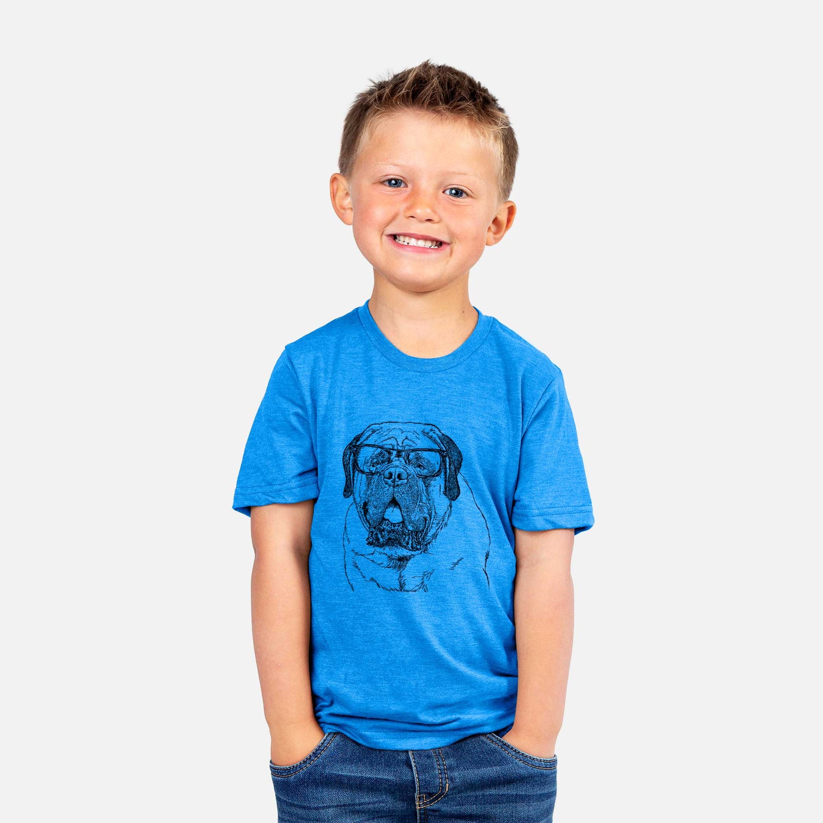 Chic Jed the English Mastiff - Kids/Youth/Toddler Shirt
