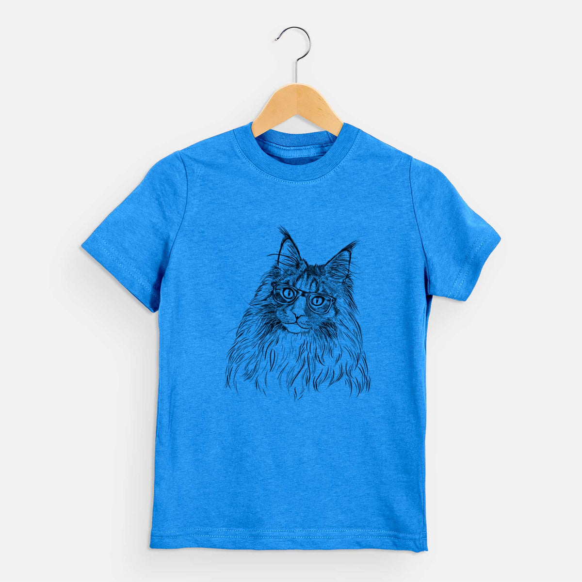 Chic Kiki the Maine Coon Cat - Kids/Youth/Toddler Shirt