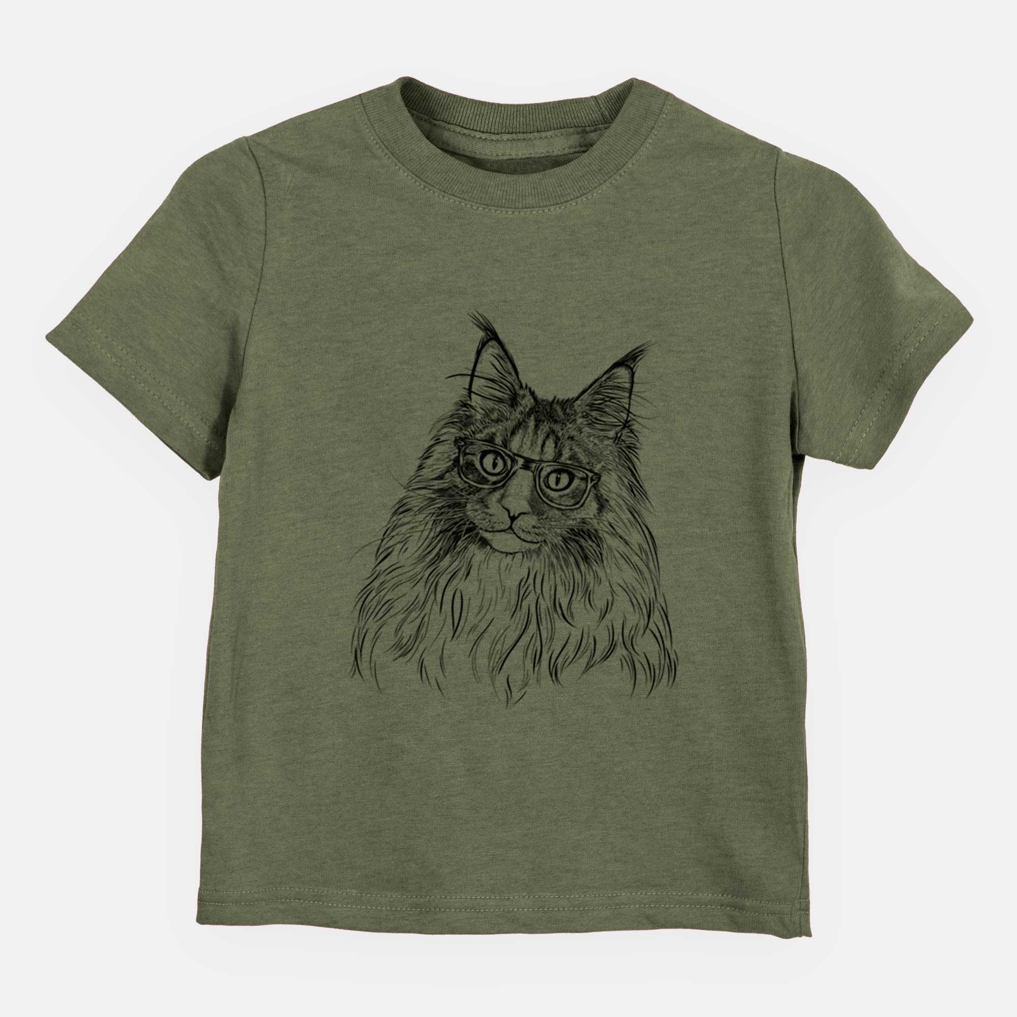 Chic Kiki the Maine Coon Cat - Kids/Youth/Toddler Shirt
