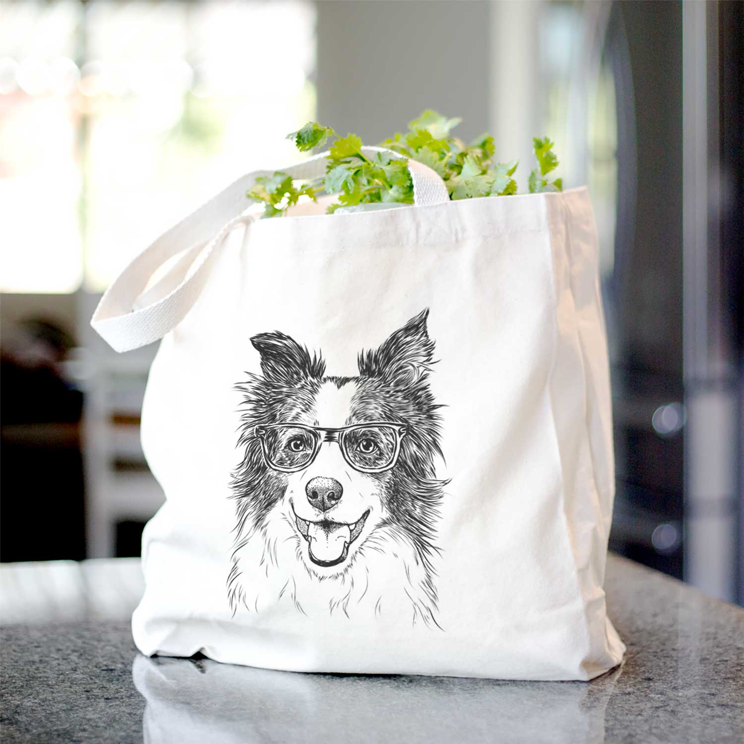 Kylee the Border Collie - Tote Bag