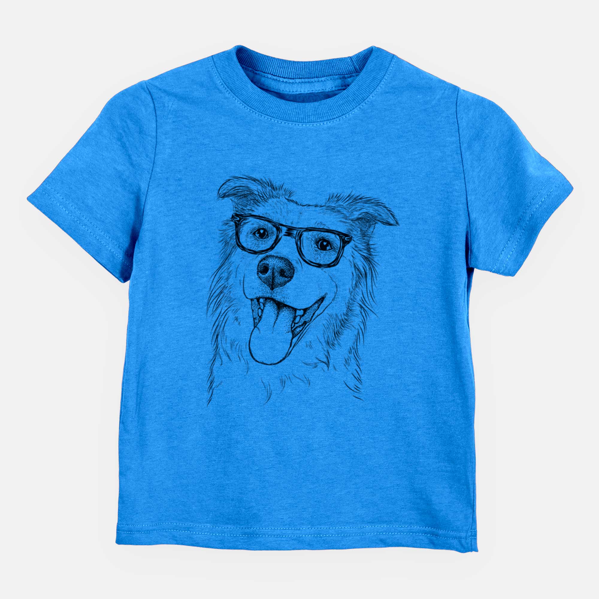 Chic Macaroni the Border Collie - Kids/Youth/Toddler Shirt