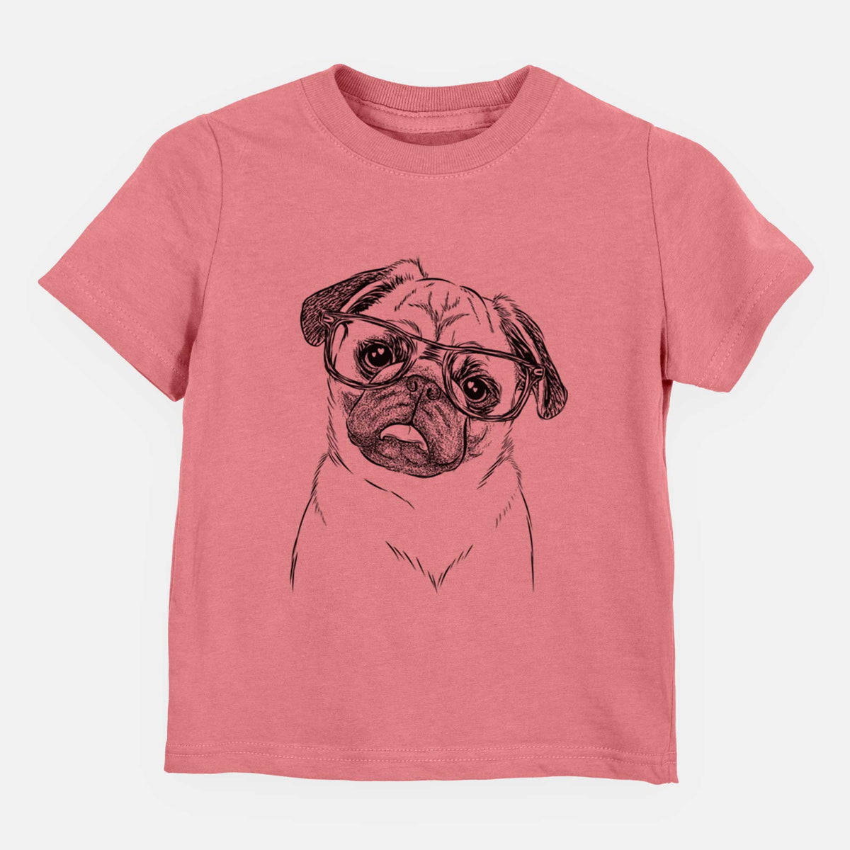 Chic Macy the Pug - Kids/Youth/Toddler Shirt