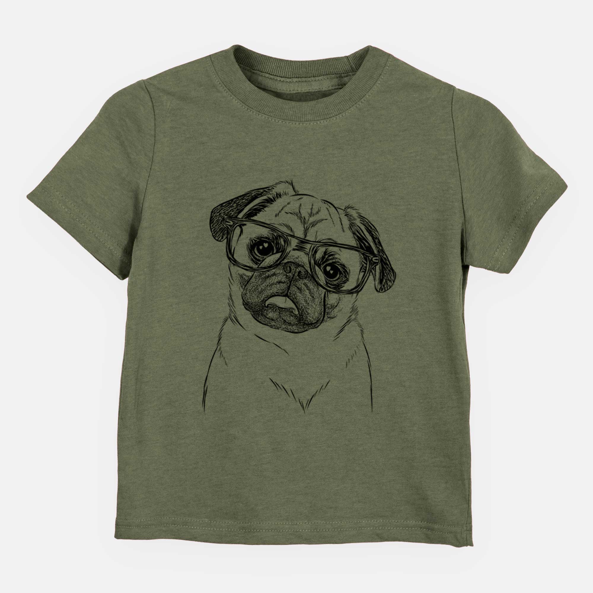 Chic Macy the Pug - Kids/Youth/Toddler Shirt