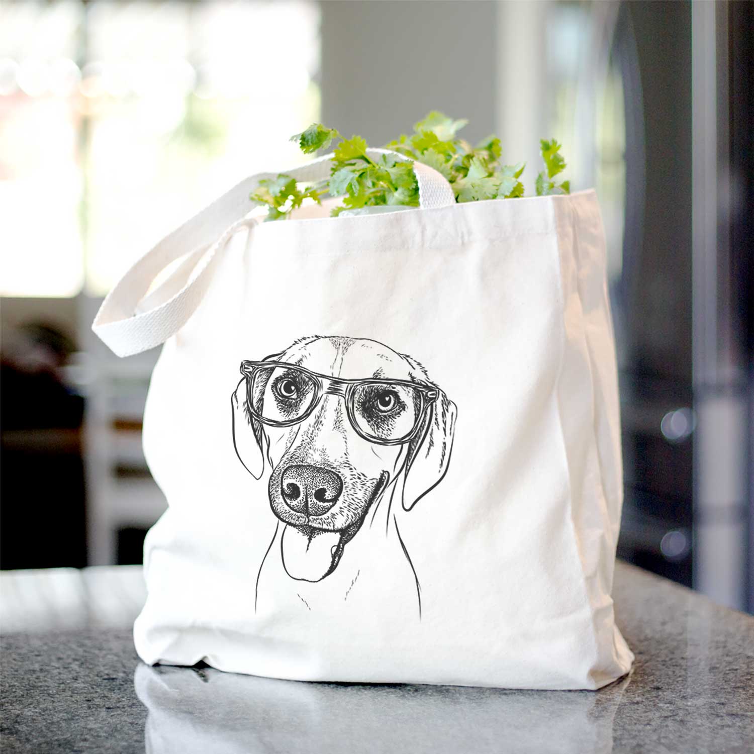 Malia the American Foxhound Mix - Tote Bag