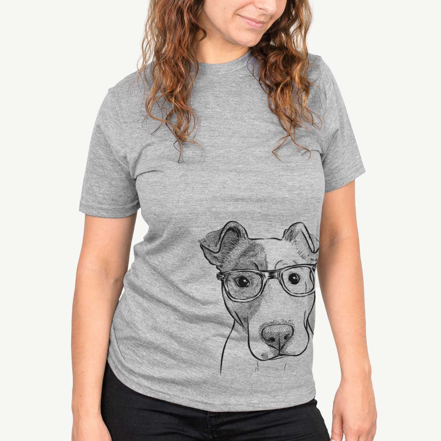 Manchi the Pitbull Mix - Unisex Crewneck