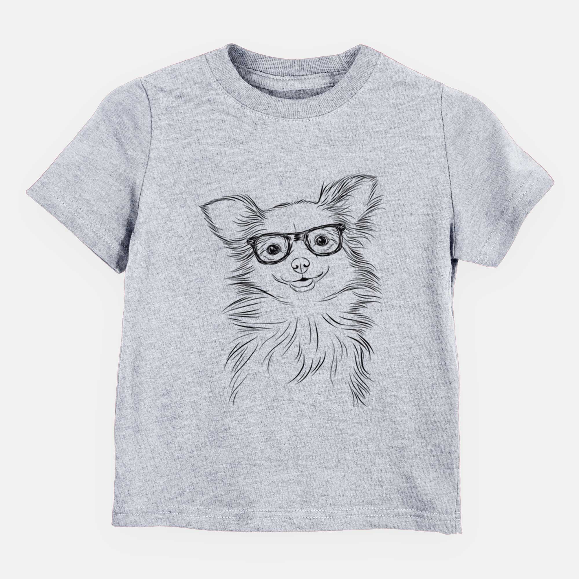 Chic Marzi the Long Haired Chihuahua - Kids/Youth/Toddler Shirt