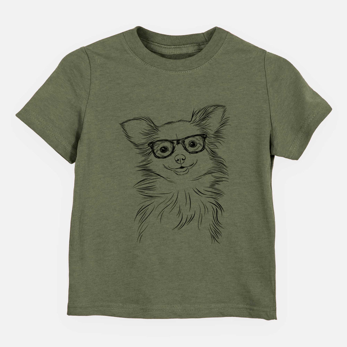 Chic Marzi the Long Haired Chihuahua - Kids/Youth/Toddler Shirt