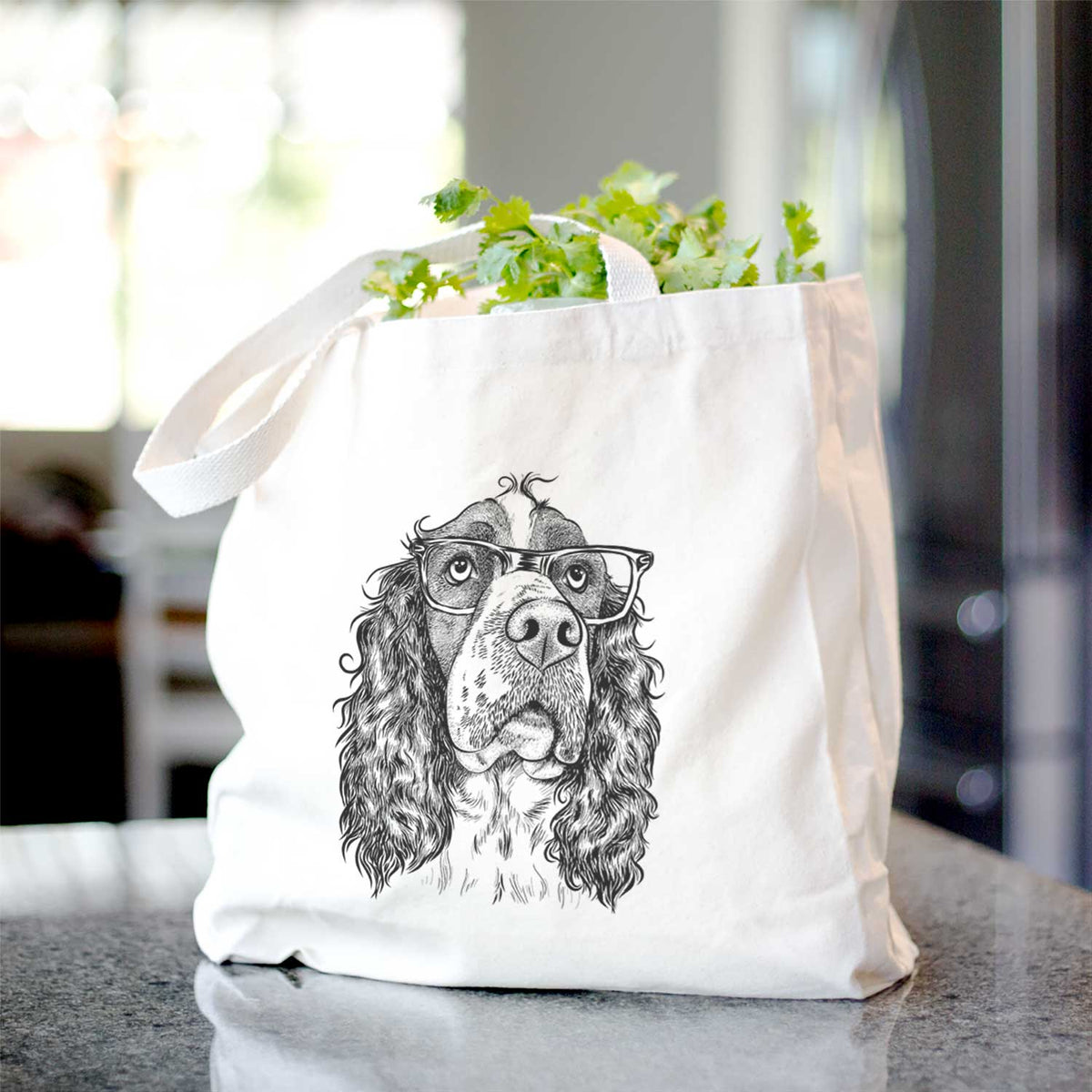 Millie Mae the English Springer Spaniel - Tote Bag