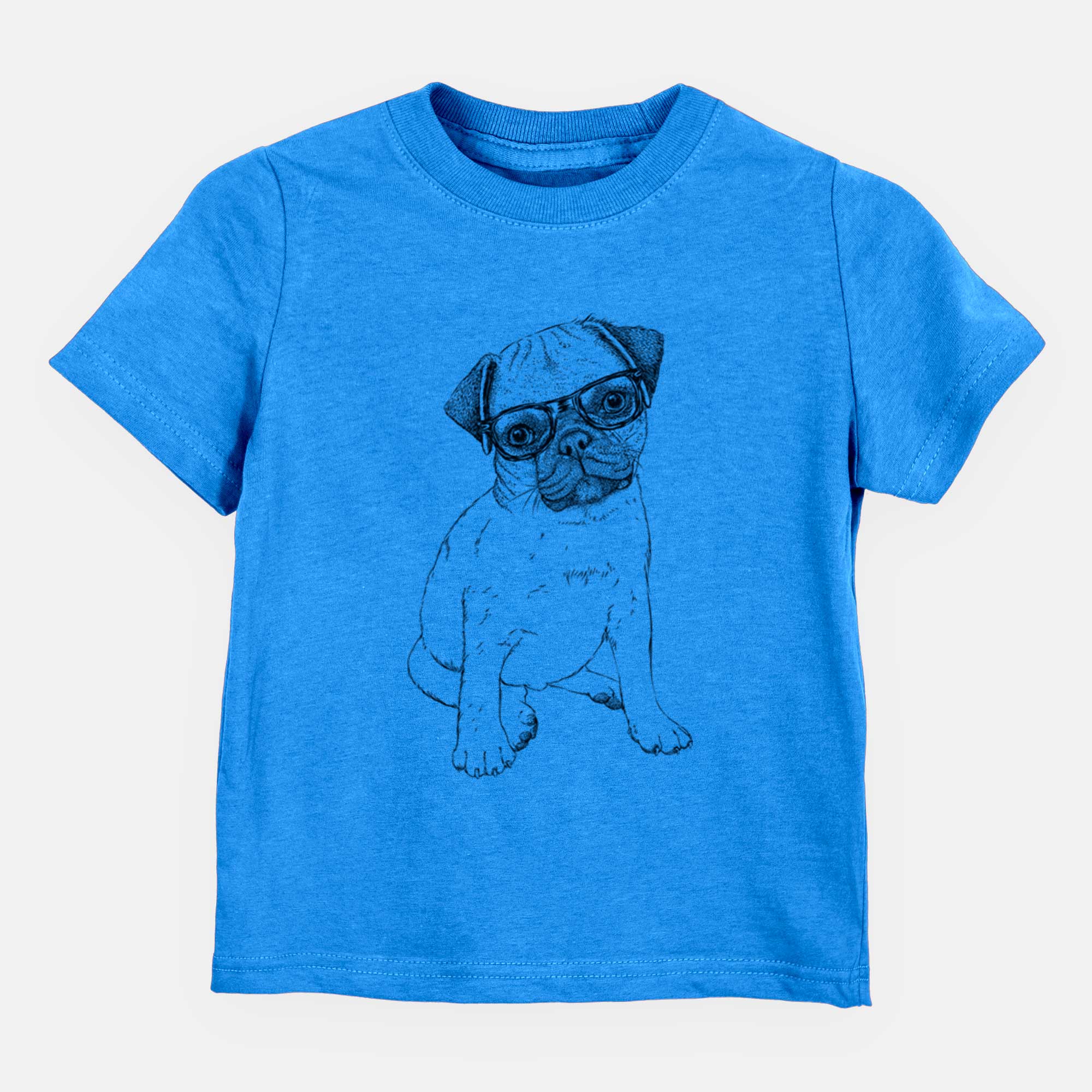 Chic Nelson the Pug Puppy - Kids/Youth/Toddler Shirt