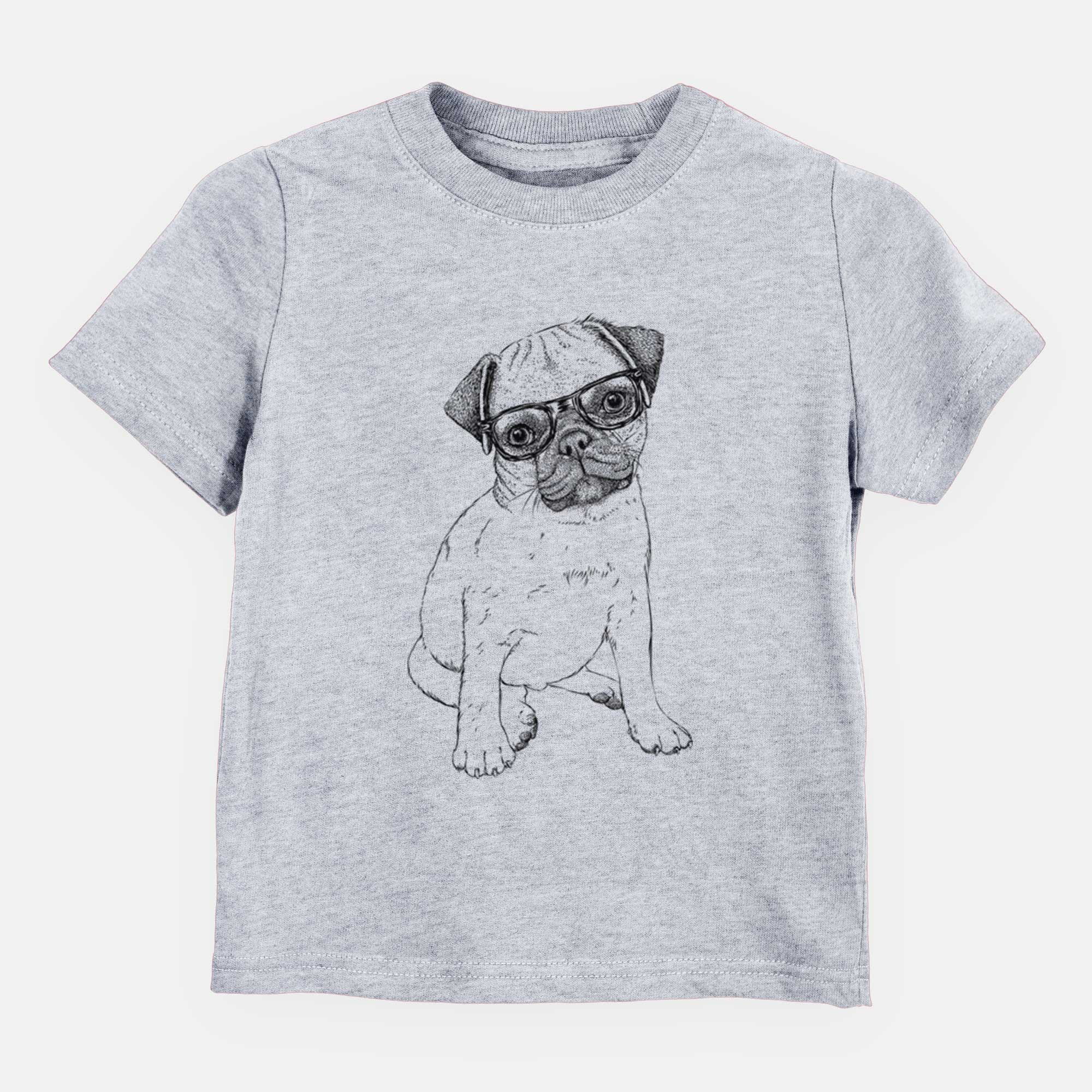 Chic Nelson the Pug Puppy - Kids/Youth/Toddler Shirt