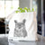 Ozwald the Grey Horned Owl - Tote Bag