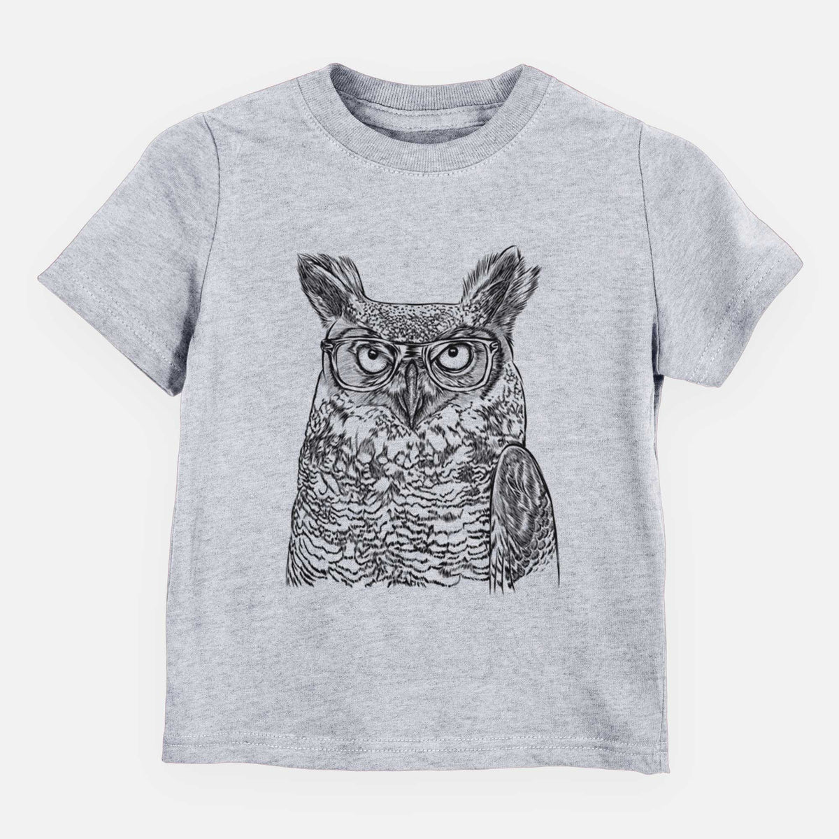 Chic Ozwald the Grey Horned Owl - Kids/Youth/Toddler Shirt