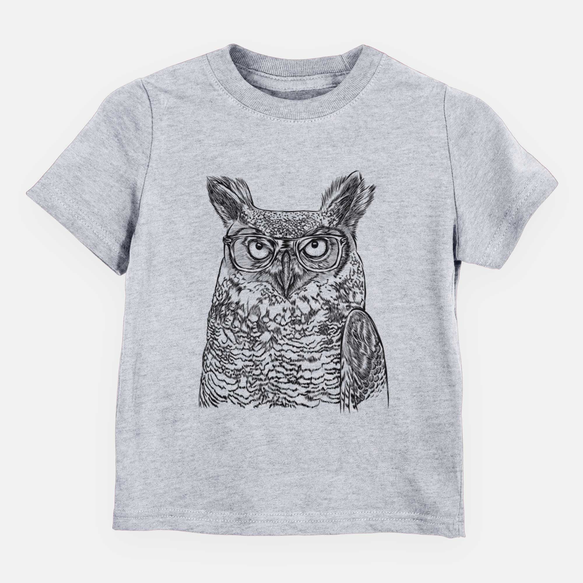 Chic Ozwald the Grey Horned Owl - Kids/Youth/Toddler Shirt