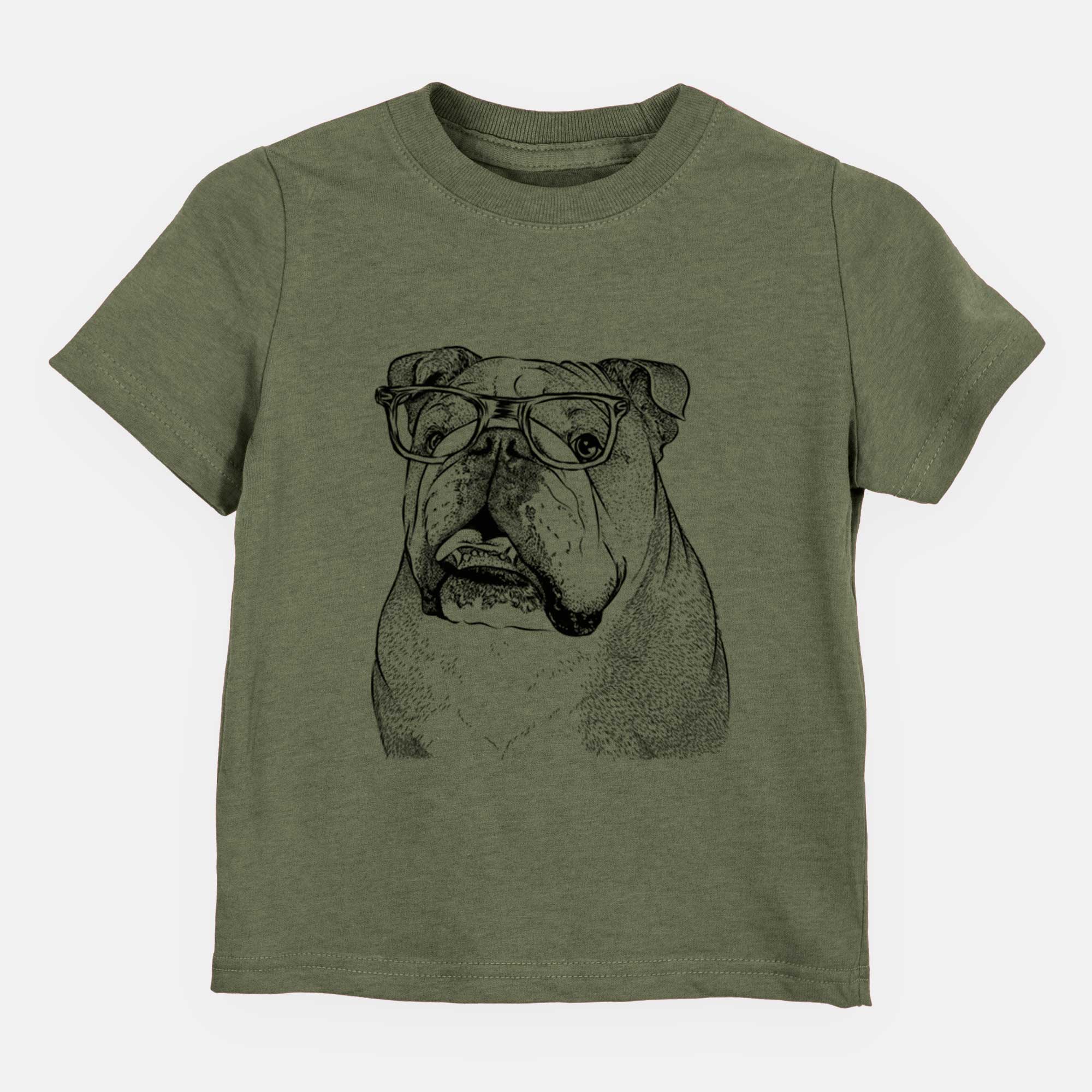 Chic Piggy the English Bulldog - Kids/Youth/Toddler Shirt