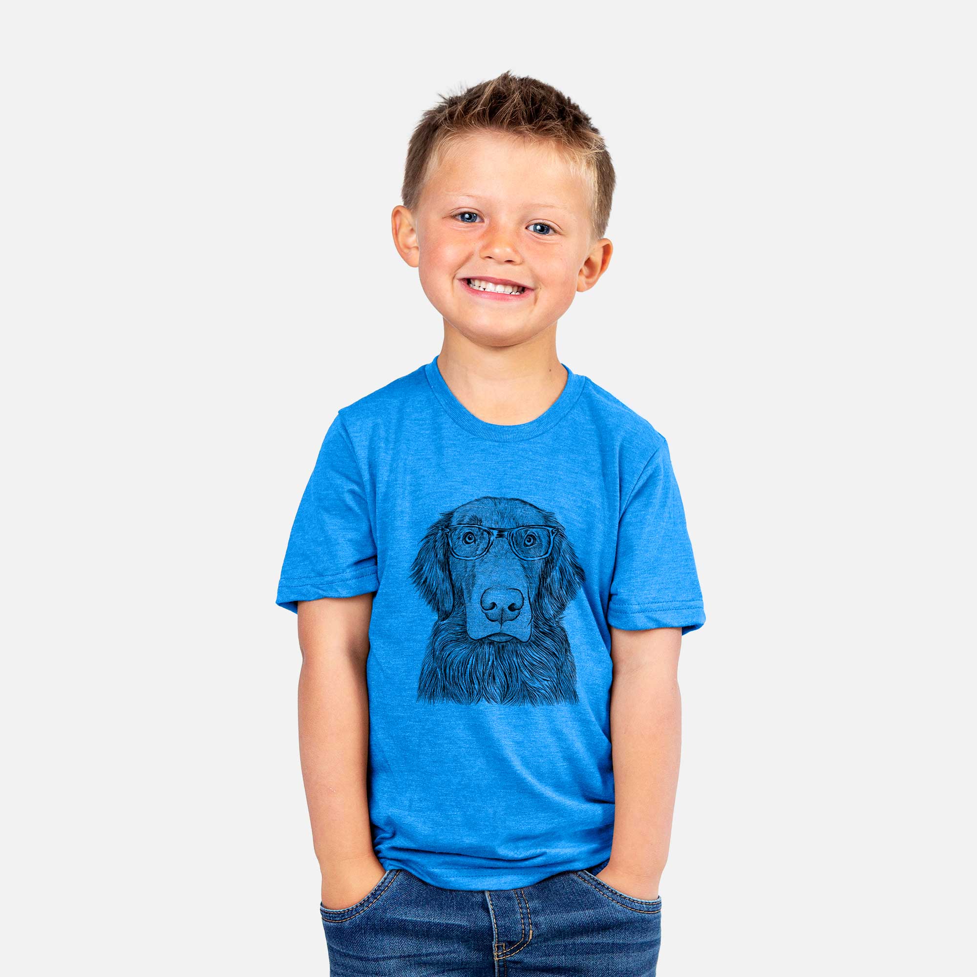 Chic Pippin the Flat Coated Retriever - Kids/Youth/Toddler Shirt