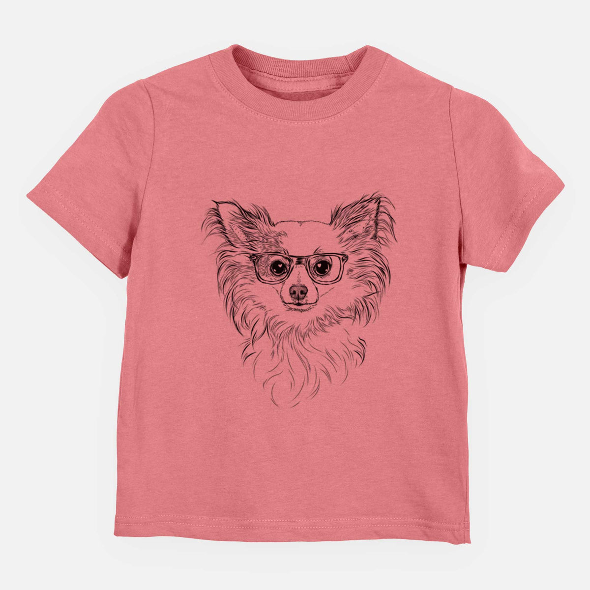 Chic Princess Ava the Long Haired Chihuahua - Kids/Youth/Toddler Shirt