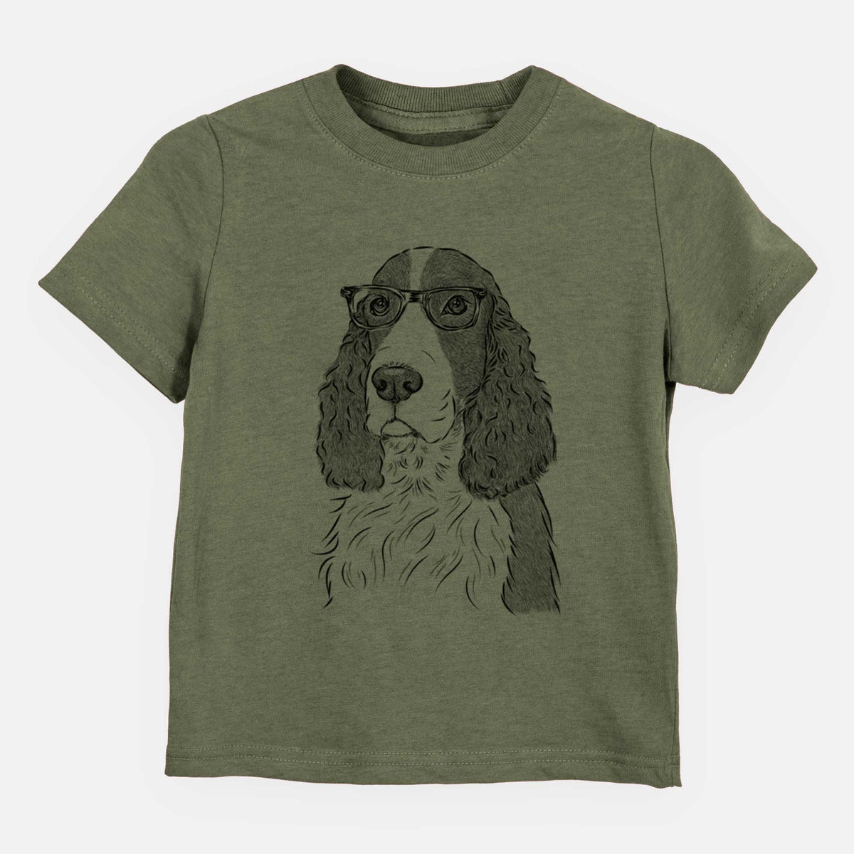 Chic Quincy the English Springer Spaniel - Kids/Youth/Toddler Shirt