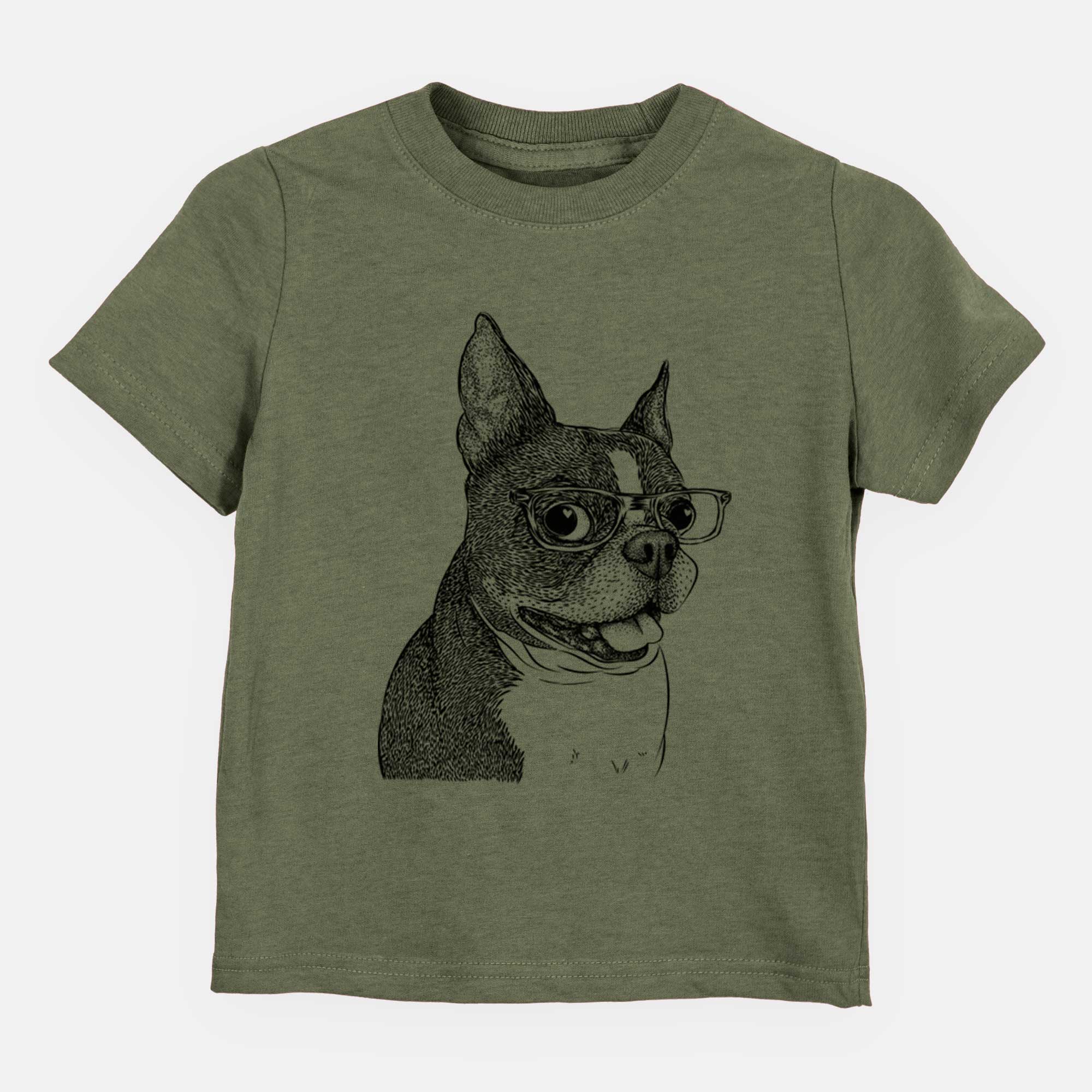 Chic Ralphie the Boston Terrier - Kids/Youth/Toddler Shirt