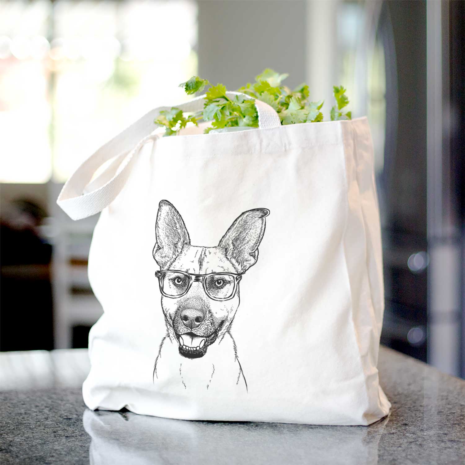 Remus the German Shepherd Mix - Tote Bag