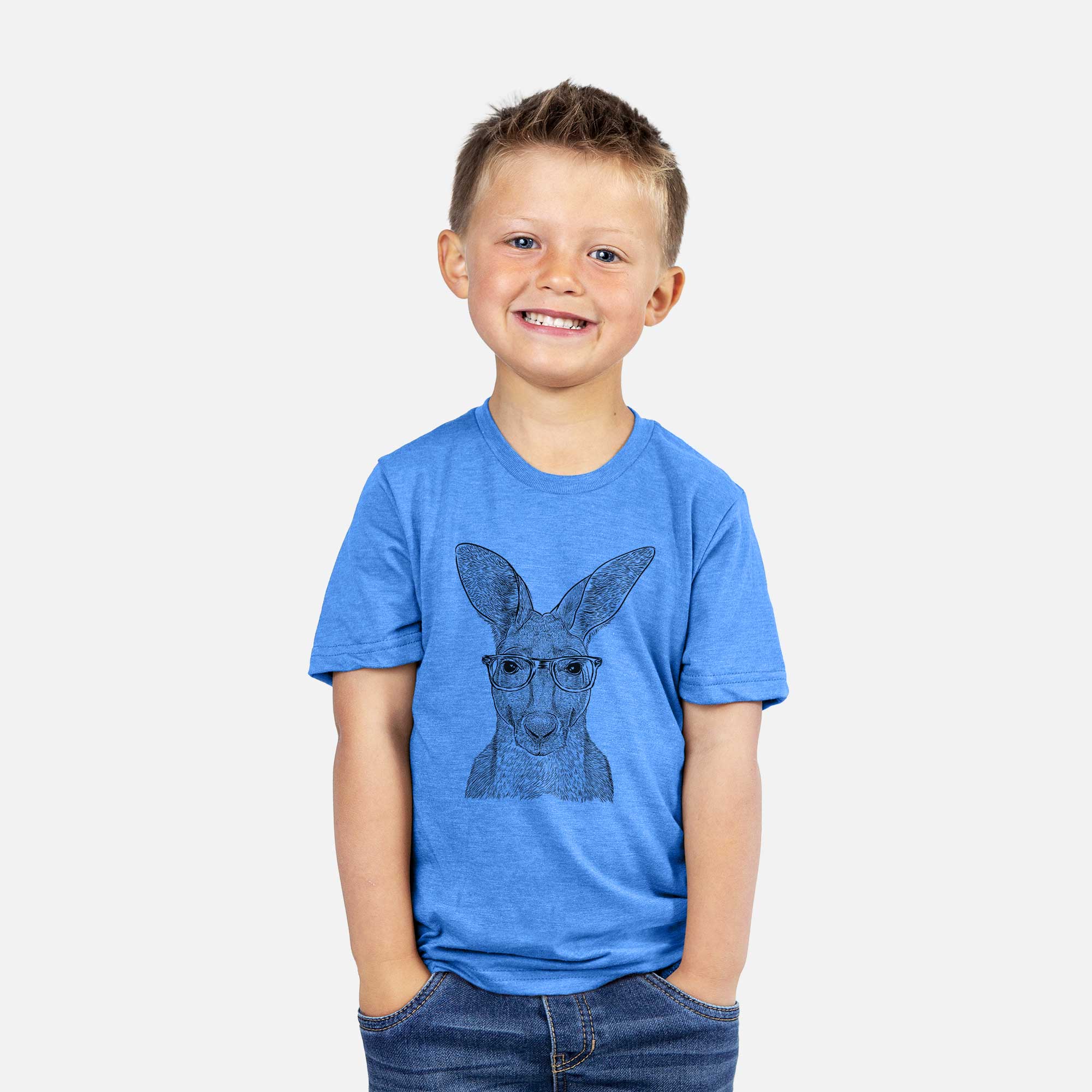 Chic Roger the Red Kangaroo - Kids/Youth/Toddler Shirt