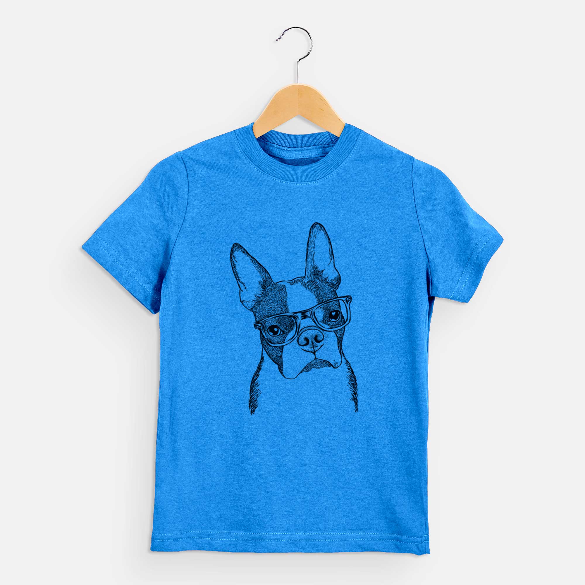 Chic Samuel the Boston Terrier - Kids/Youth/Toddler Shirt