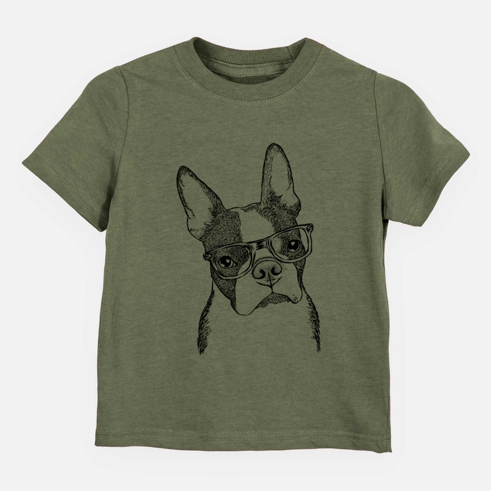 Chic Samuel the Boston Terrier - Kids/Youth/Toddler Shirt