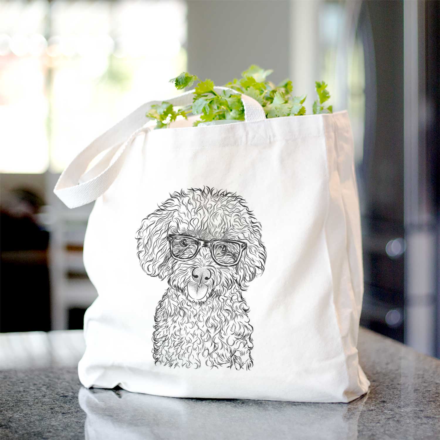 Satsu the Micro Teacup Poodle - Tote Bag