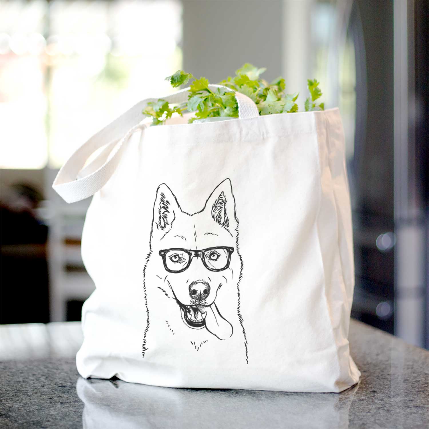 Sinatra the Siberian Husky - Tote Bag