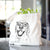 Spanky the Golden Retriever - Tote Bag