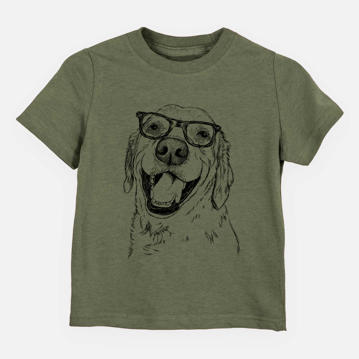 Chic Spanky the Golden Retriever - Kids/Youth/Toddler Shirt