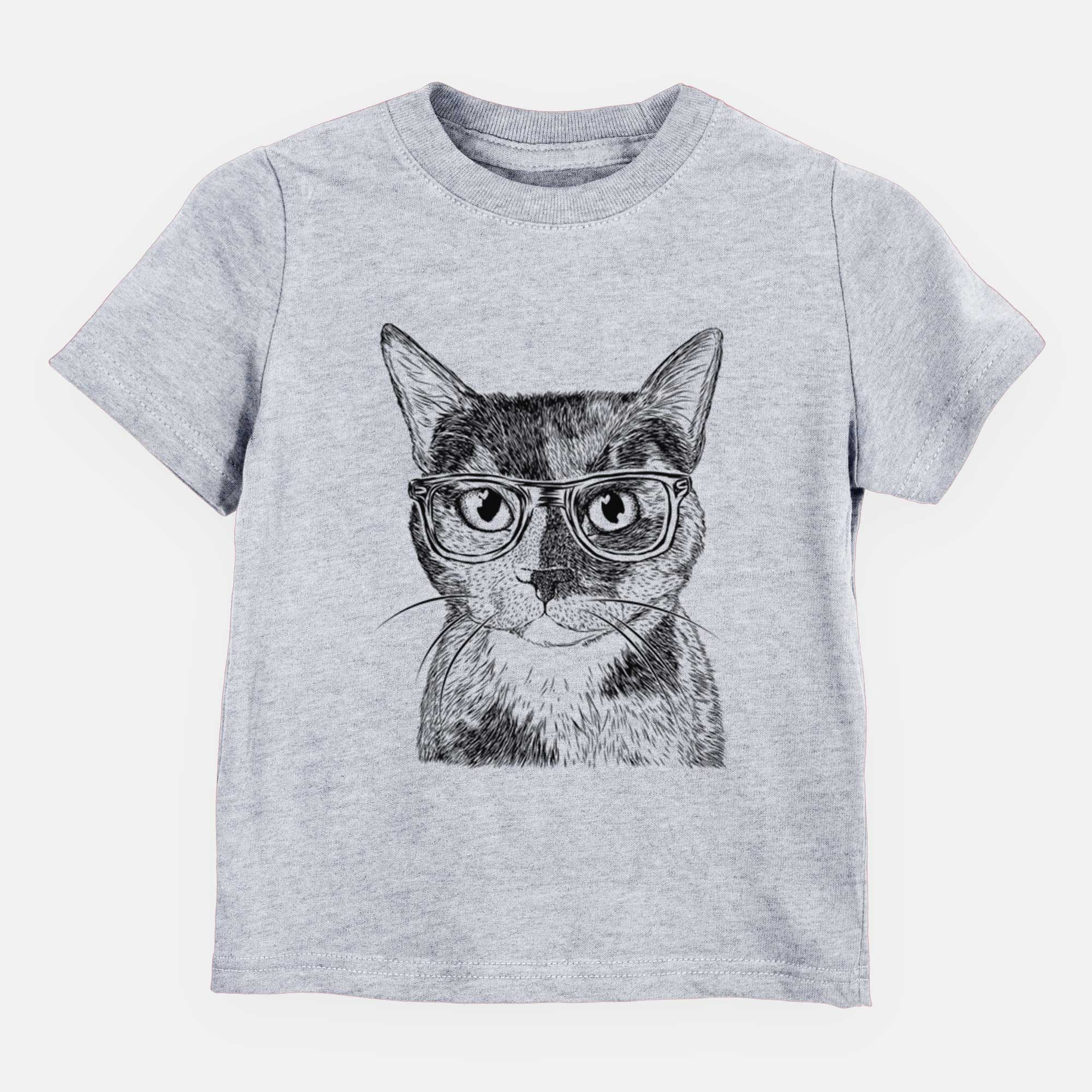 Chic Spooky Kitty the Tortoiseshell Cat - Kids/Youth/Toddler Shirt