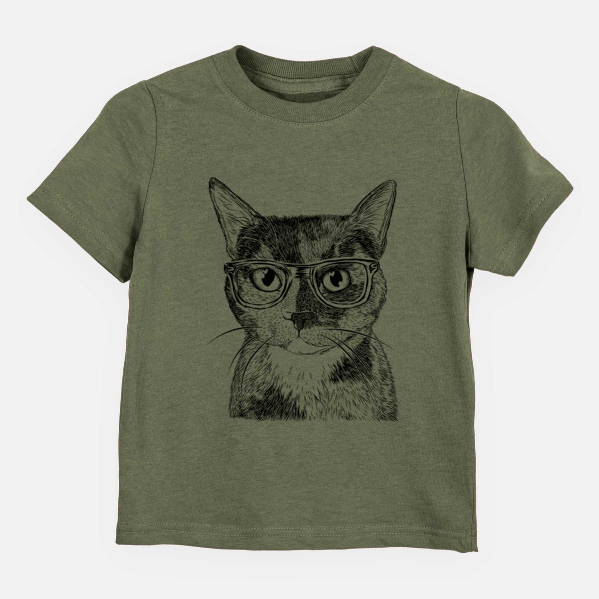 Chic Spooky Kitty the Tortoiseshell Cat - Kids/Youth/Toddler Shirt