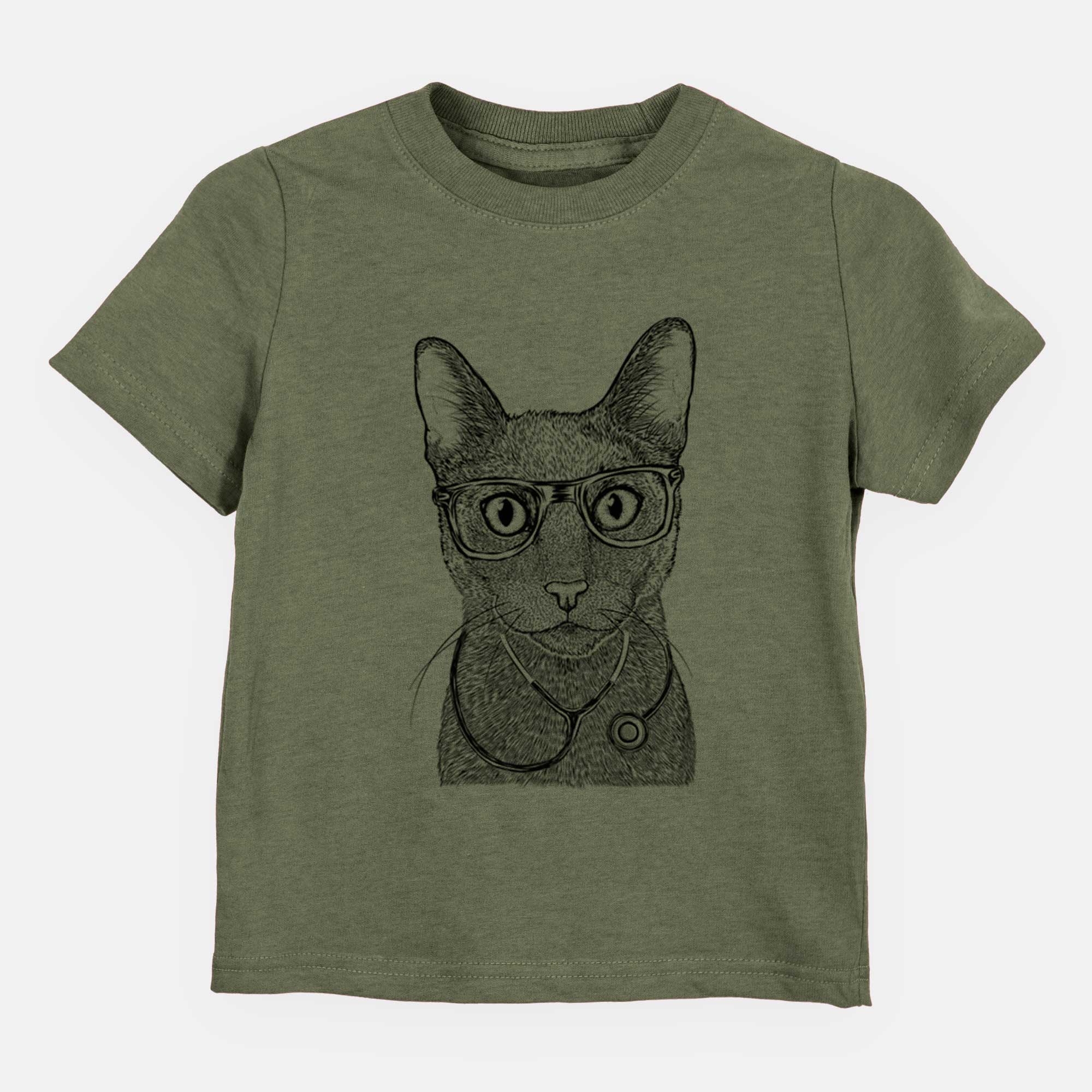 Chic Stanley the Russian Blue Cat - Kids/Youth/Toddler Shirt