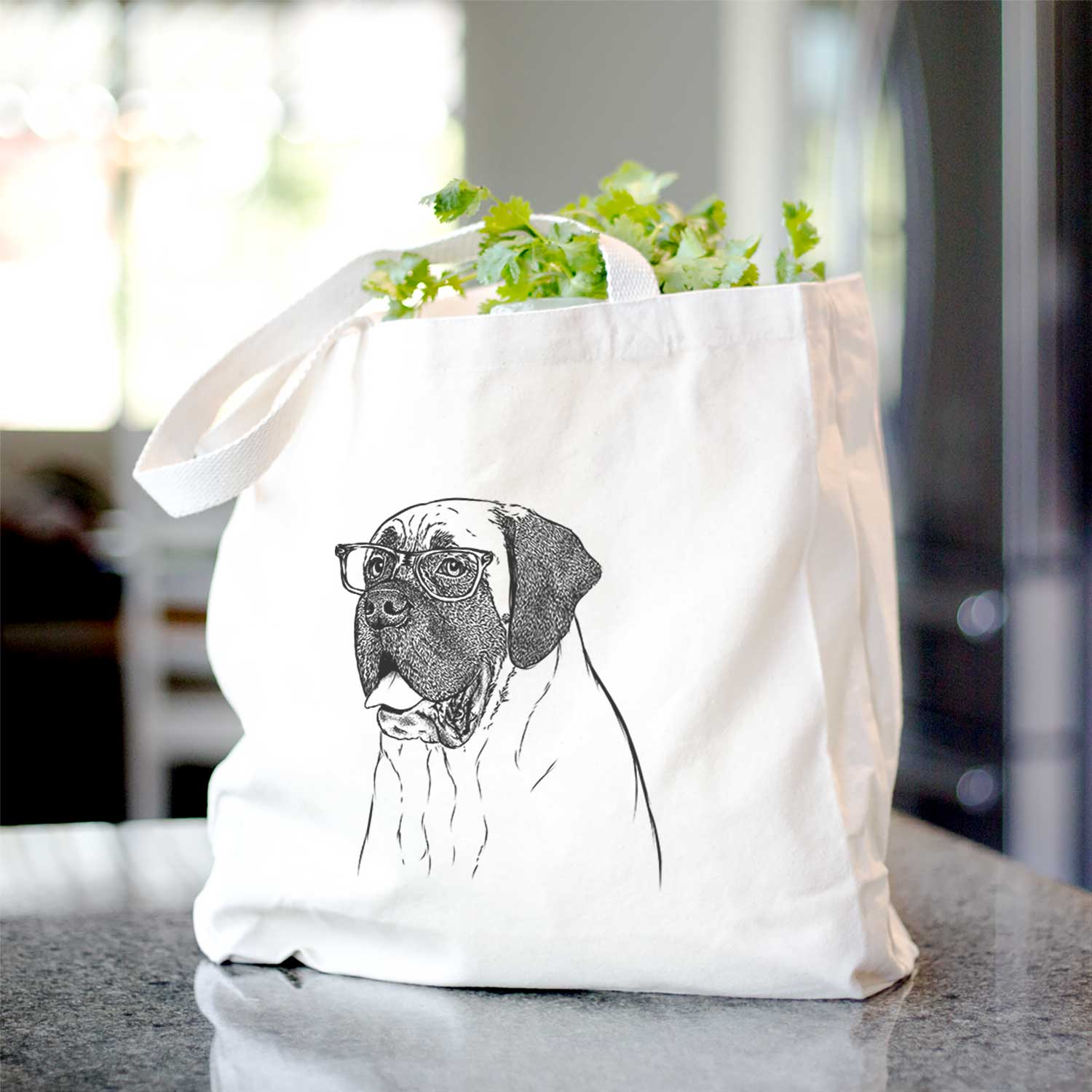 Sterling the English Mastiff - Tote Bag