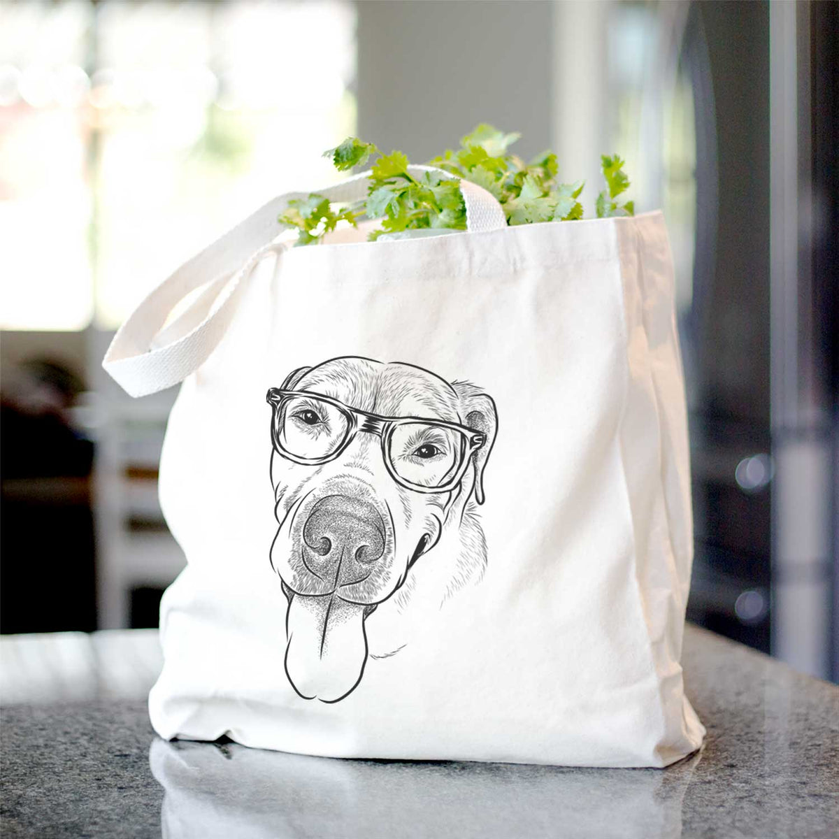 Sugar the Staffordshire Terrier Mix - Tote Bag