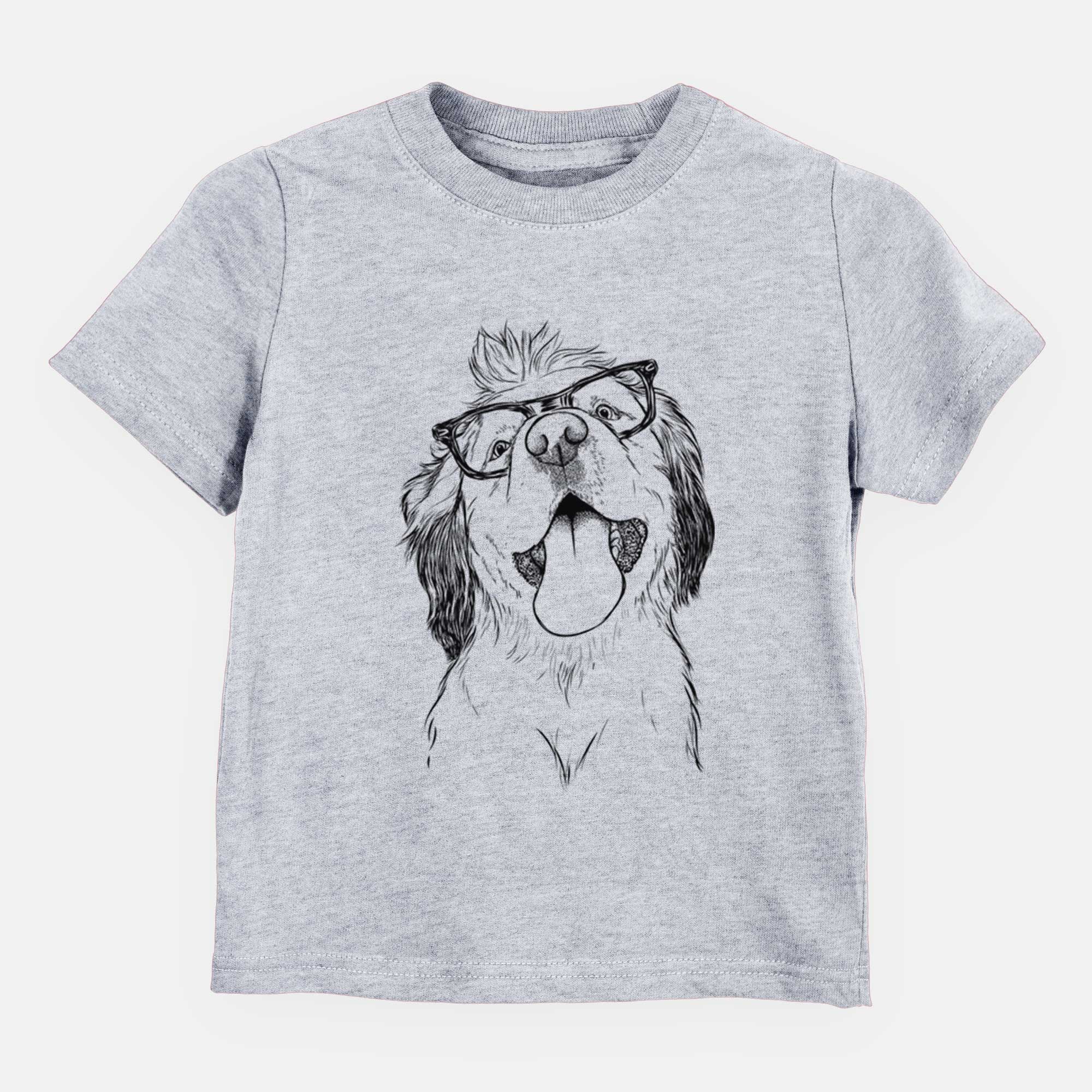 Chic Sven the Double Merle Spaniel Aussie Mix - Kids/Youth/Toddler Shirt