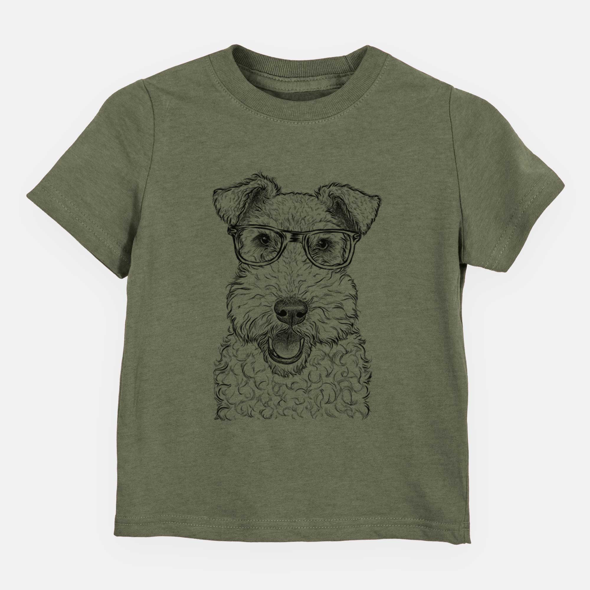 Chic Ted the Wire Fox Terrier - Kids/Youth/Toddler Shirt