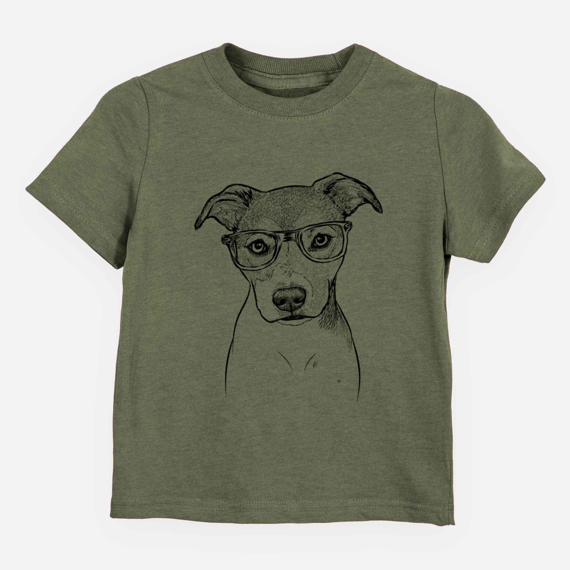 Chic Tula the American Staffordshire Terrier Heeler Mix - Kids/Youth/Toddler Shirt