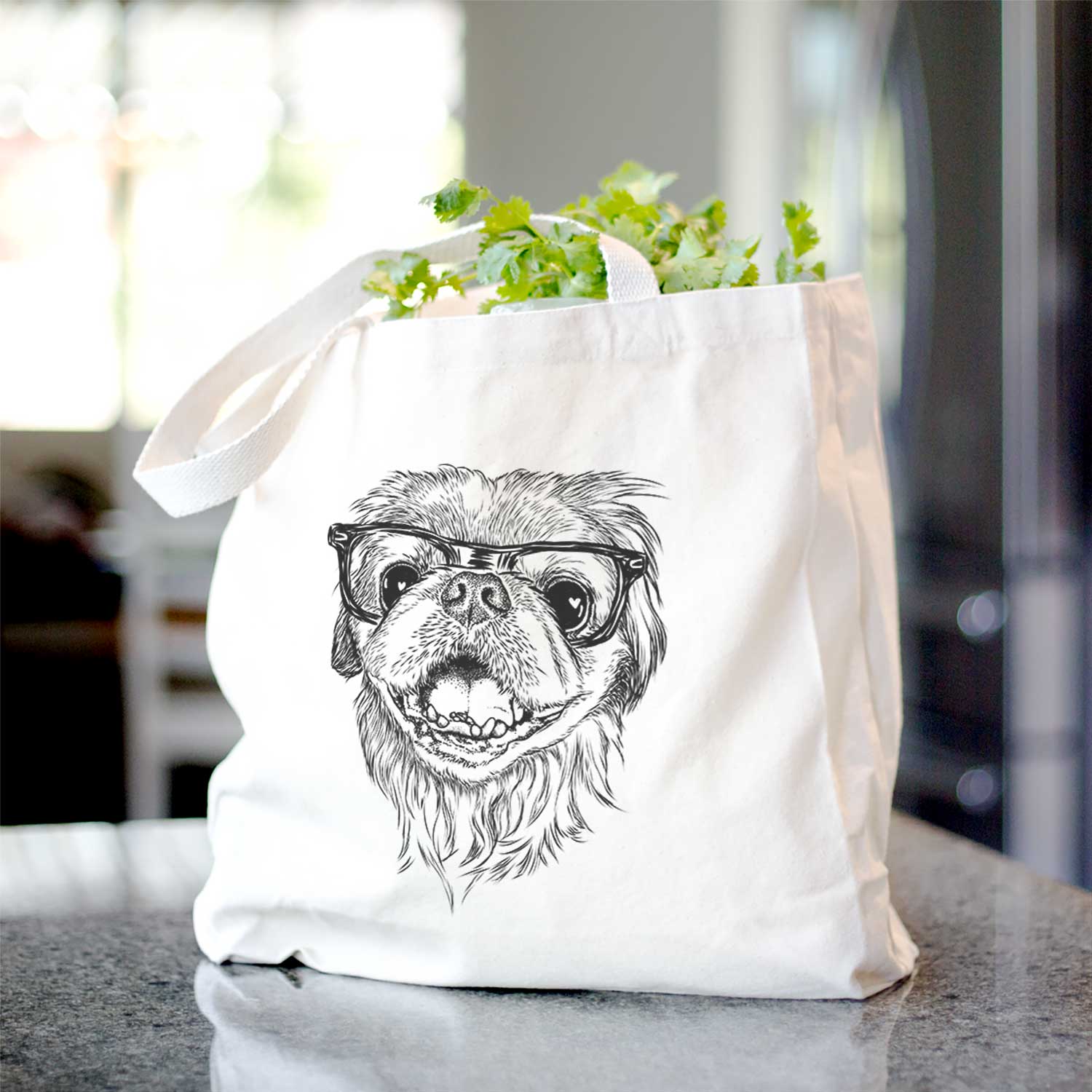 Wally the Pekingese - Tote Bag