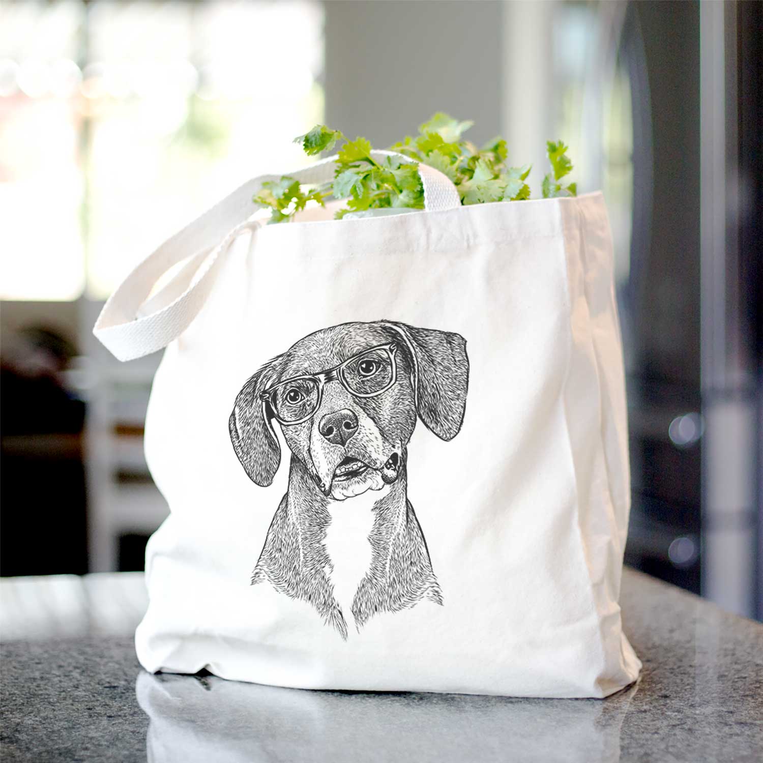 Zeena the Plott Hound Mix - Tote Bag