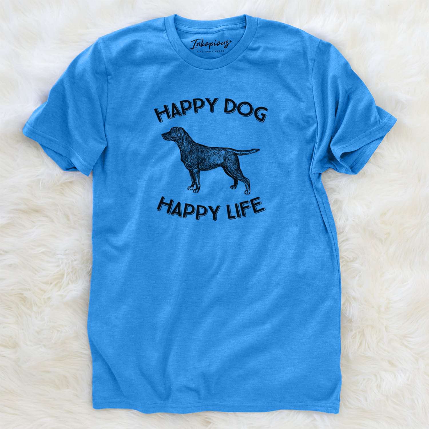 Happy Dog Happy Life  - Unisex Crewneck