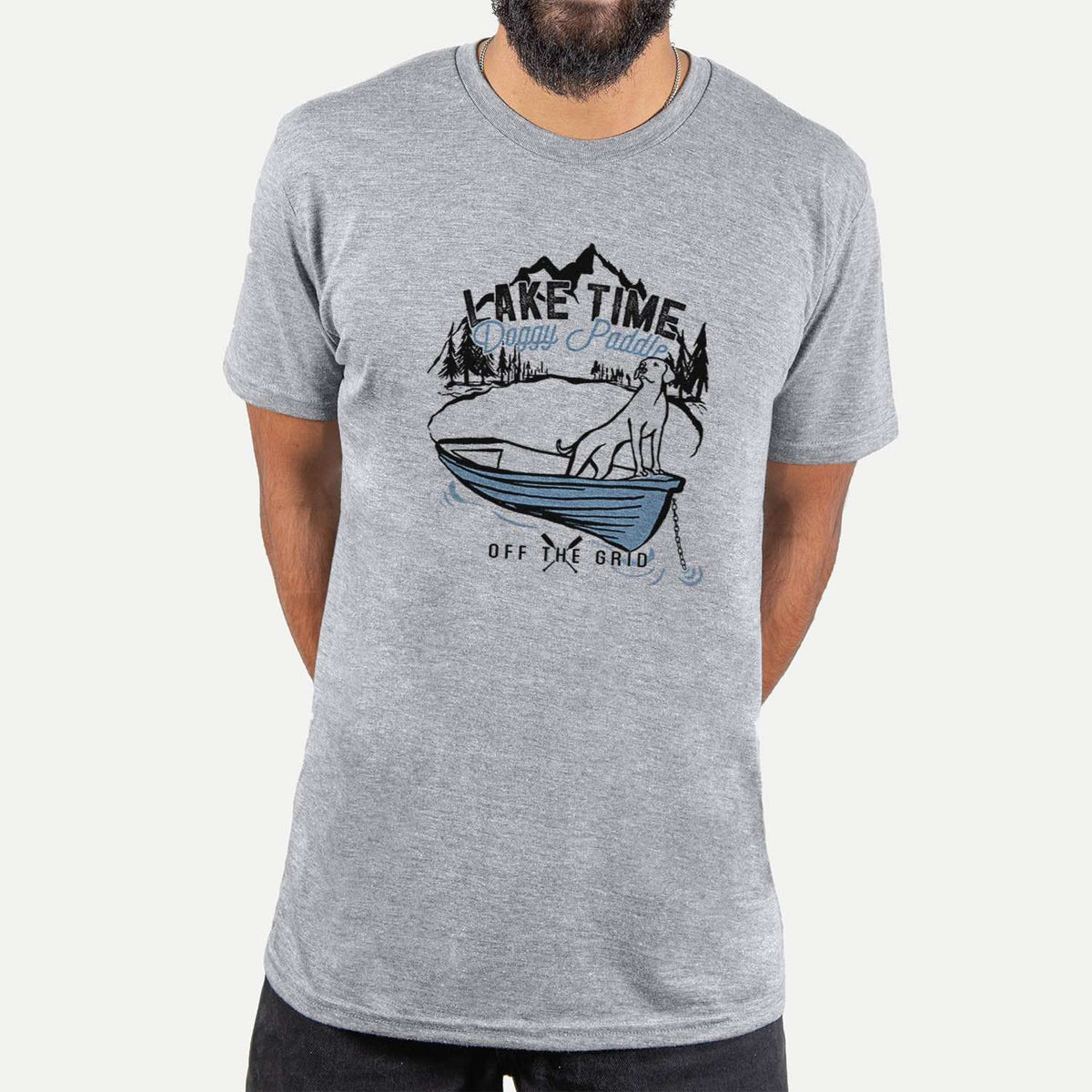 Lake Time Doggy Paddle  - Unisex Crewneck