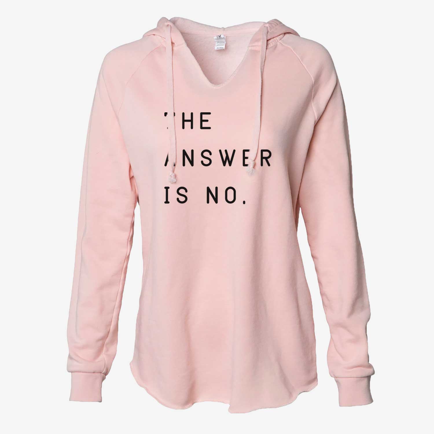 The Answer Is No  - Cali Wave Hooded Sweatshirt