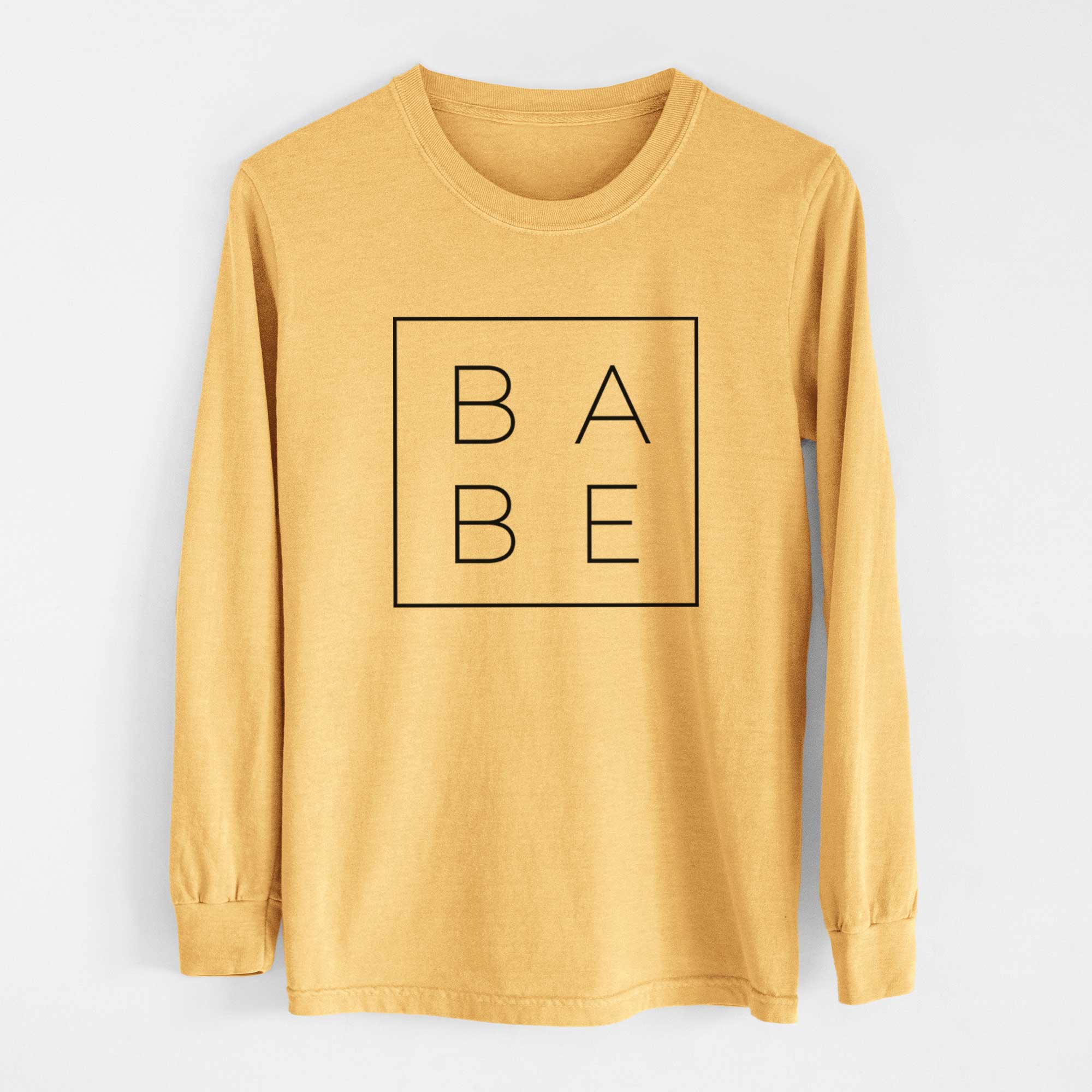 Babe Boxed - Heavyweight 100% Cotton Long Sleeve