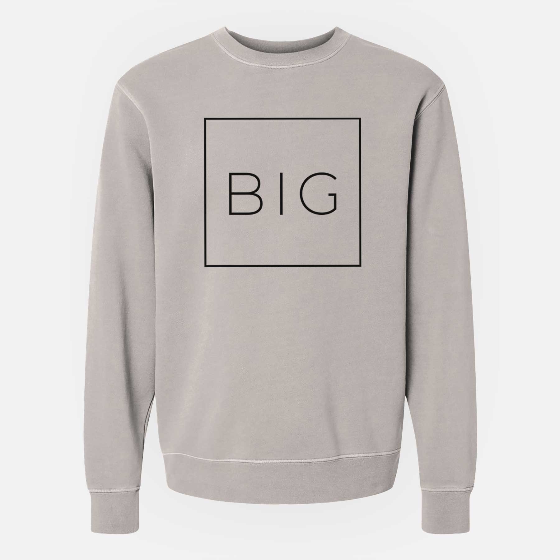 Big Boxed - Unisex Pigment Dyed Crew Sweatshirt